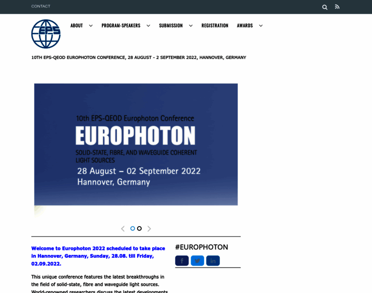 Europhoton.org thumbnail