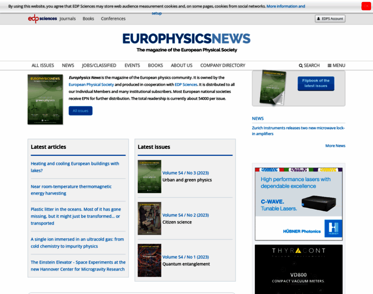 Europhysicsnews.com thumbnail