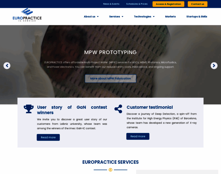 Europractice-ic.com thumbnail