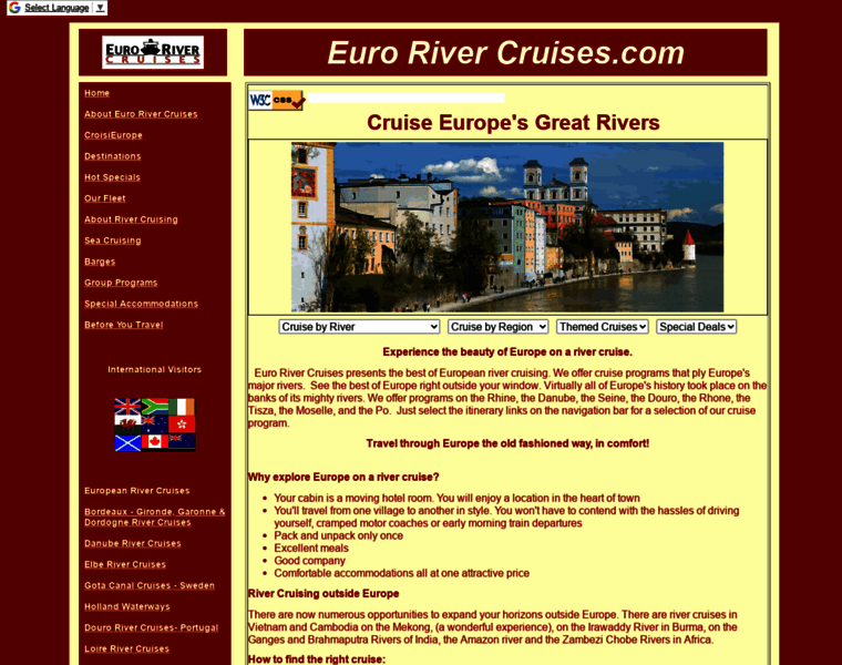 Eurorivercruises.com thumbnail