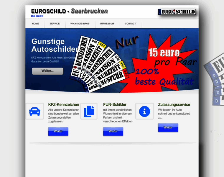 Euroschild-sb.de thumbnail