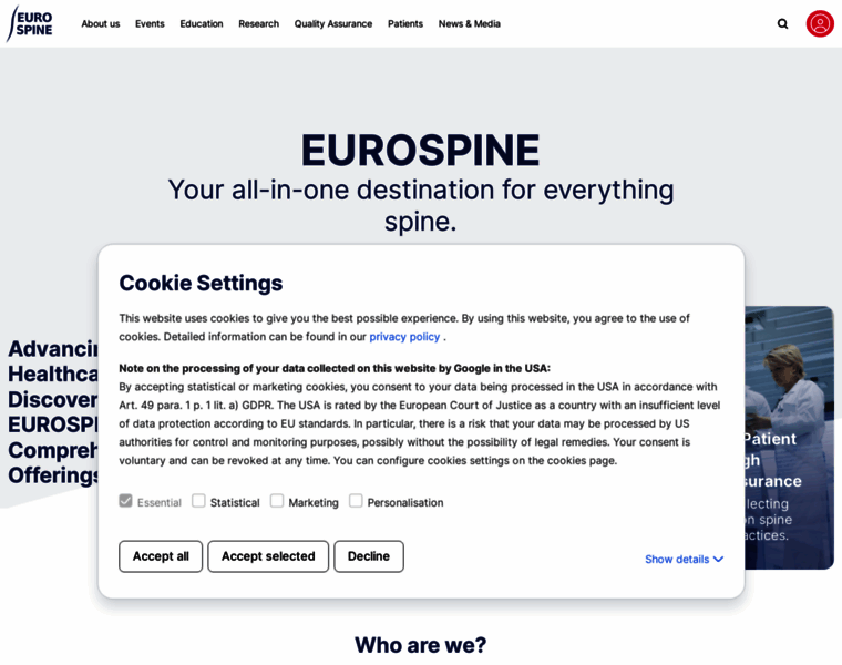 Eurospine.org thumbnail