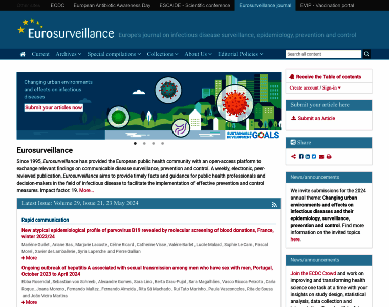 Eurosurveillance.org thumbnail