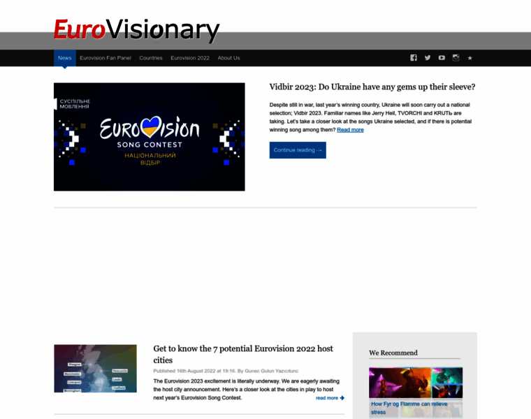 Eurovisionary.com thumbnail