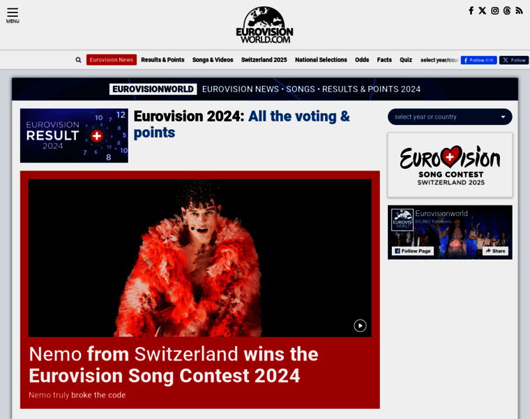 Eurovisionworld.com thumbnail
