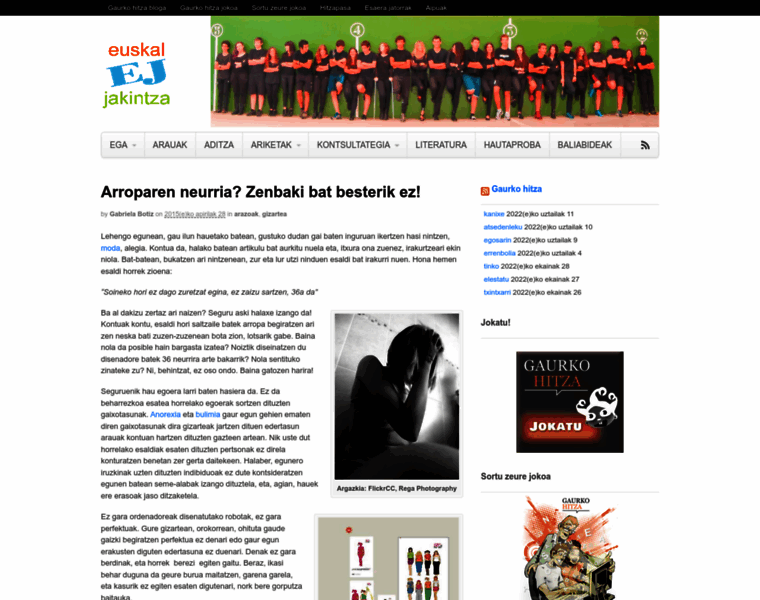 Euskaljakintza.com thumbnail
