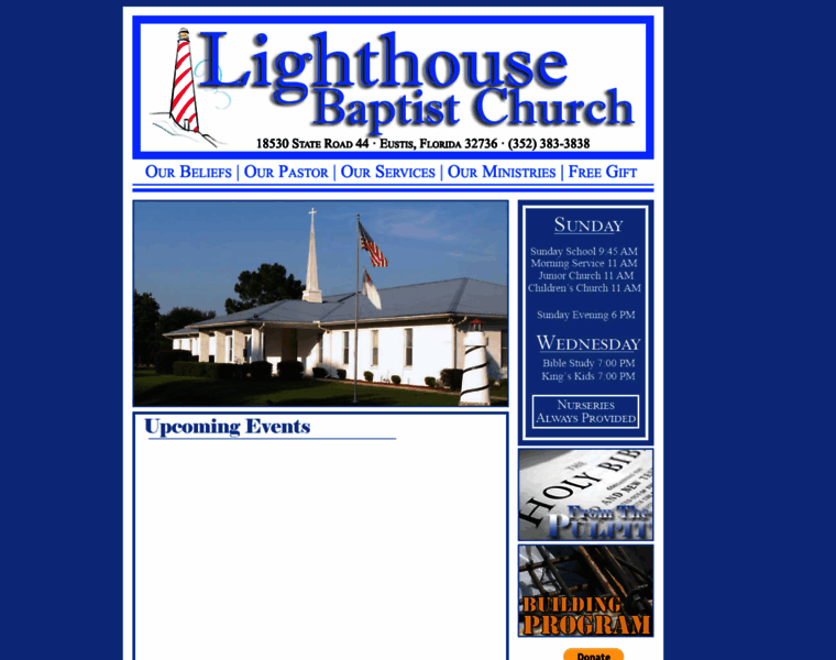 Eustislighthouse.org thumbnail
