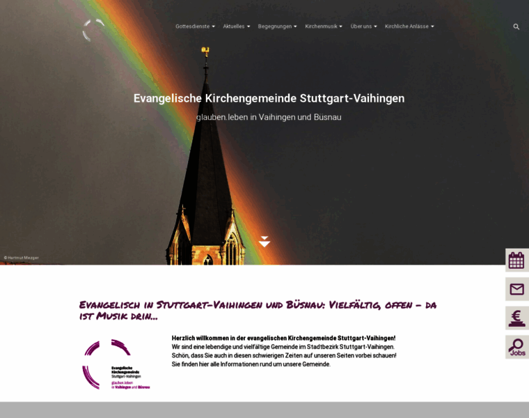 Ev-kirche-stuttgart-vaihingen.de thumbnail