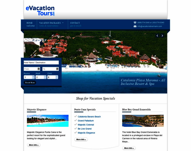 Evacationtours.com thumbnail