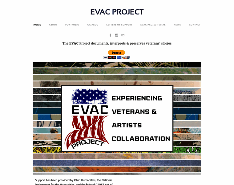 Evacproject.org thumbnail