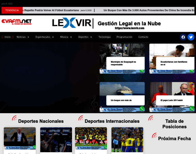 Evafm.net thumbnail