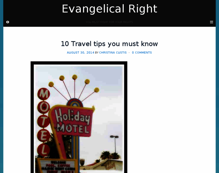 Evangelicalright.com thumbnail