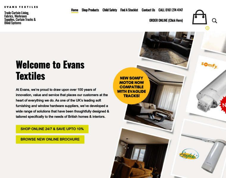 Evans-textiles.com thumbnail