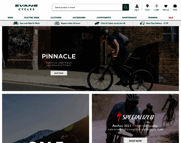 Evanscycles.com thumbnail