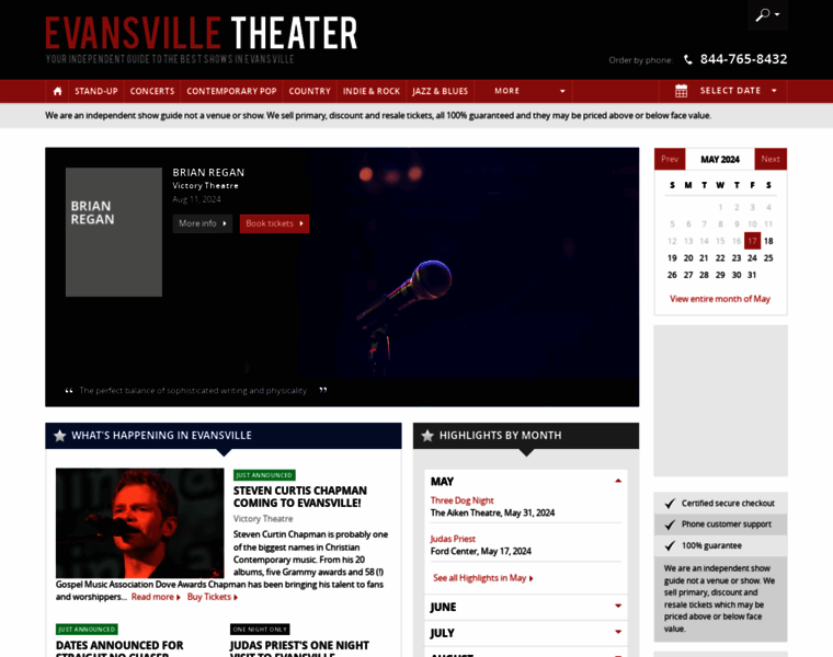Evansvilletheater.com thumbnail