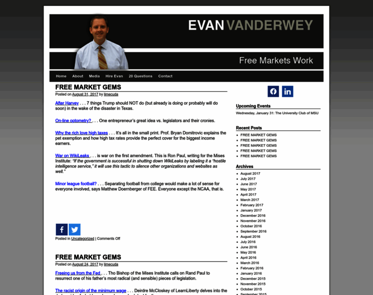 Evanvanderwey.com thumbnail