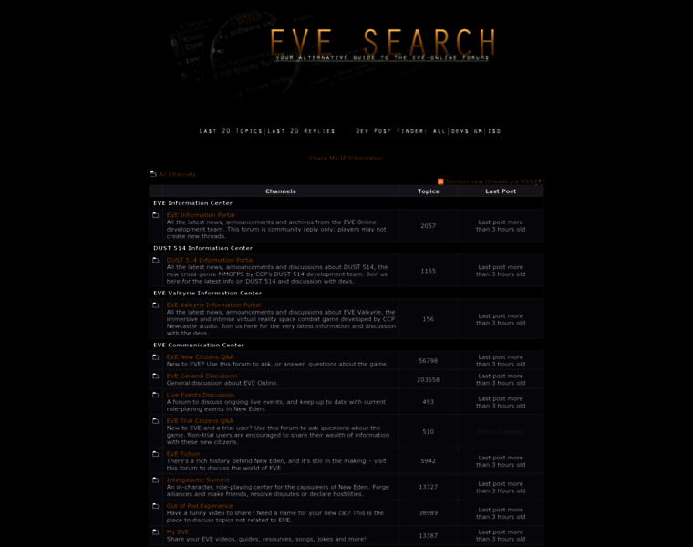 Eve-search.com thumbnail