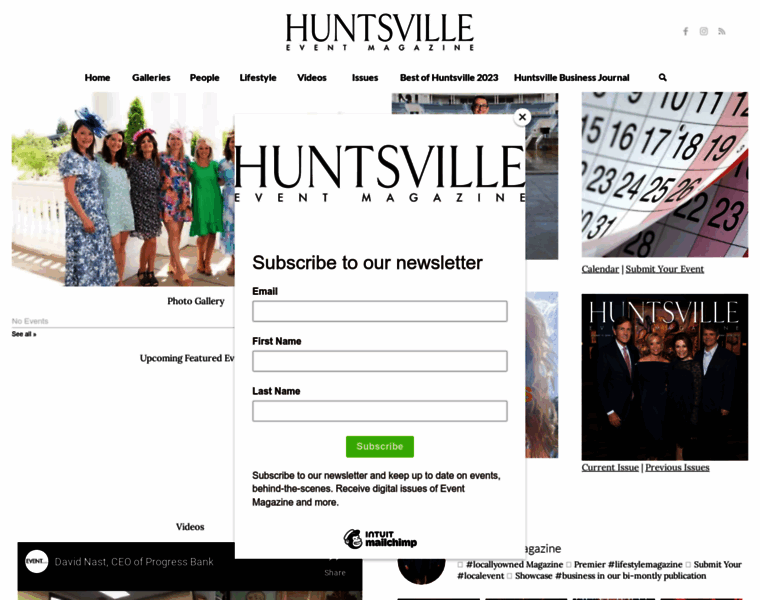 Eventhuntsville.com thumbnail