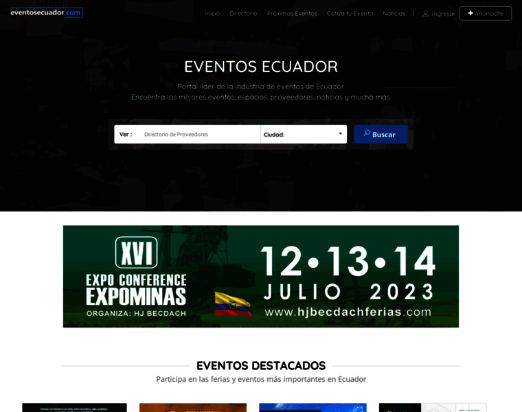 Eventosecuador.com thumbnail