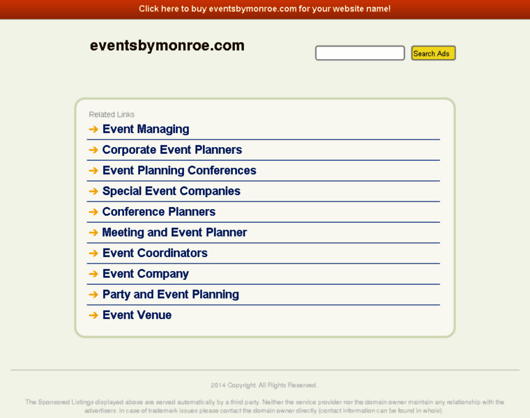 Eventsbymonroe.com thumbnail