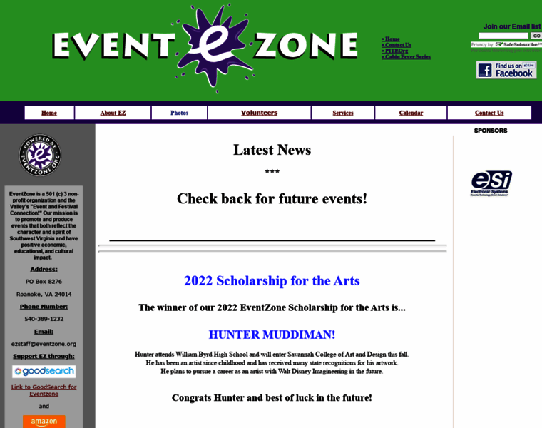 Eventzone.org thumbnail