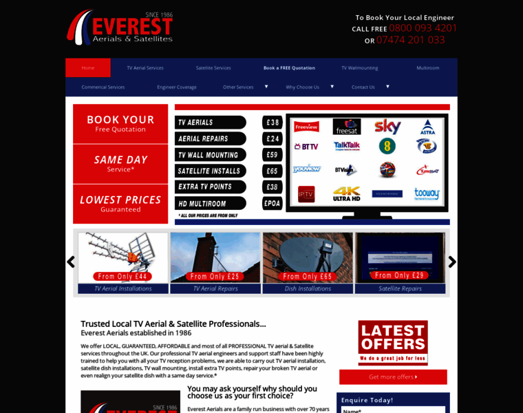 Everestaerials.co.uk thumbnail