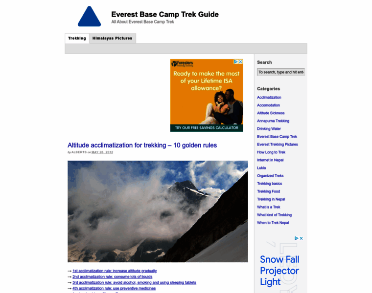 Everestbasecamptrekguide.com thumbnail