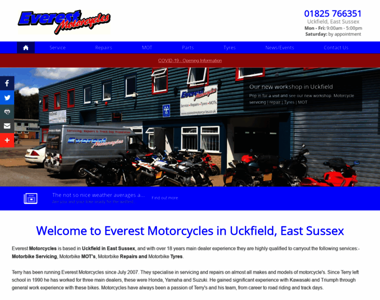 Everestmotorcycles.co.uk thumbnail