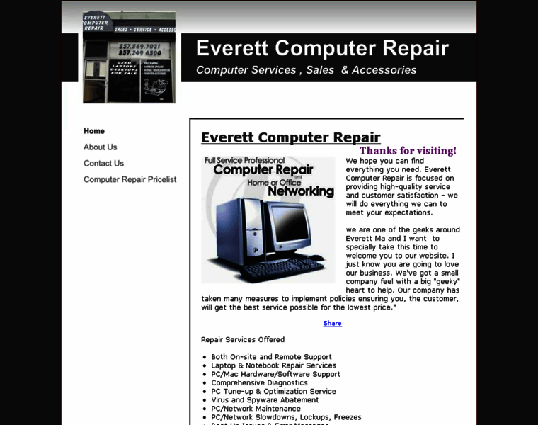 Everettcomputerepair.com thumbnail