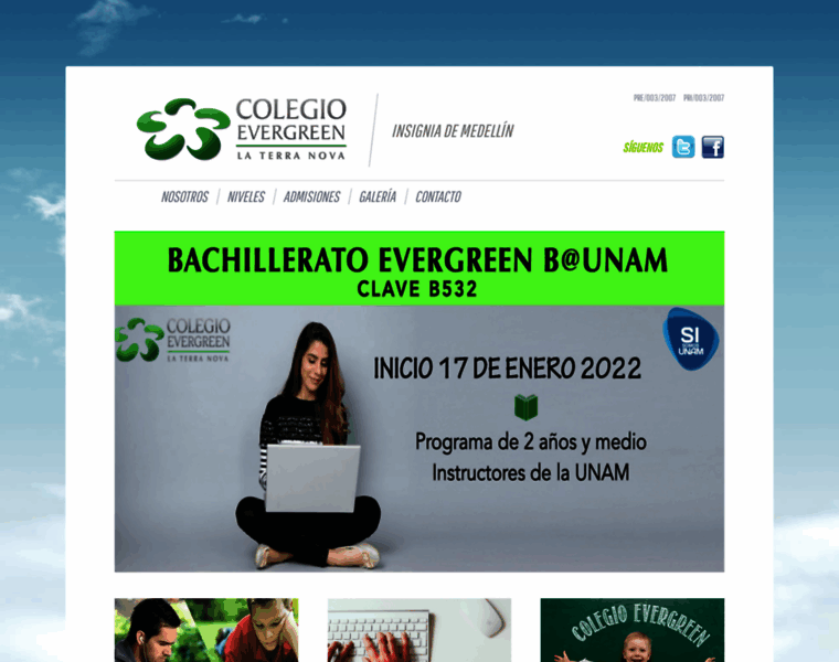 Evergreen.edu.mx thumbnail