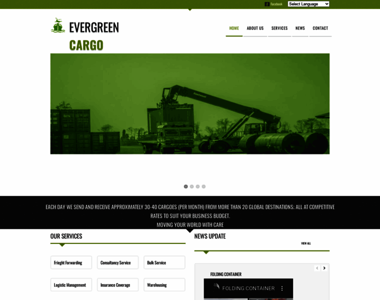 Evergreencargo.com.np thumbnail