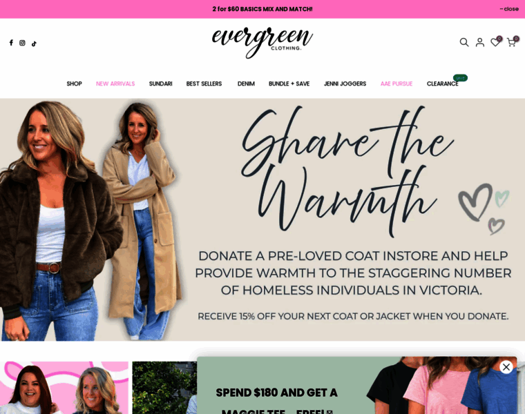 Evergreenclothing.com.au thumbnail Evergreenclothing.com.au thumbnail