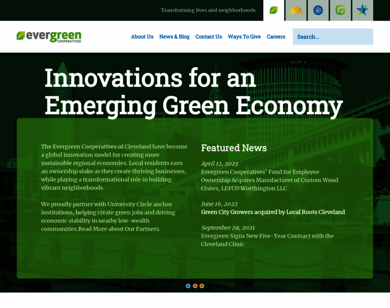 Evergreencooperatives.com thumbnail