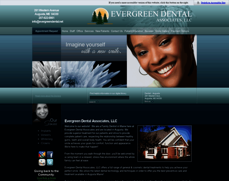Evergreendental.net thumbnail