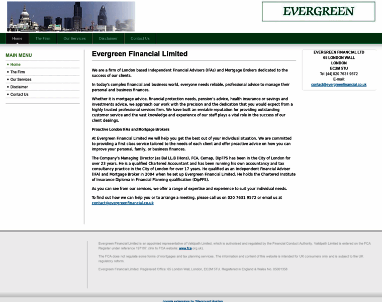 Evergreenfinancial.co.uk thumbnail