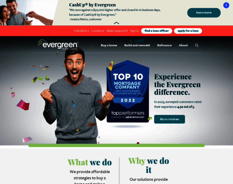 Evergreenhomeloans.com thumbnail