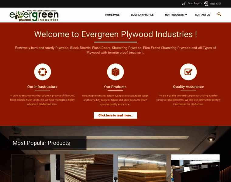 Evergreenplywood.in thumbnail