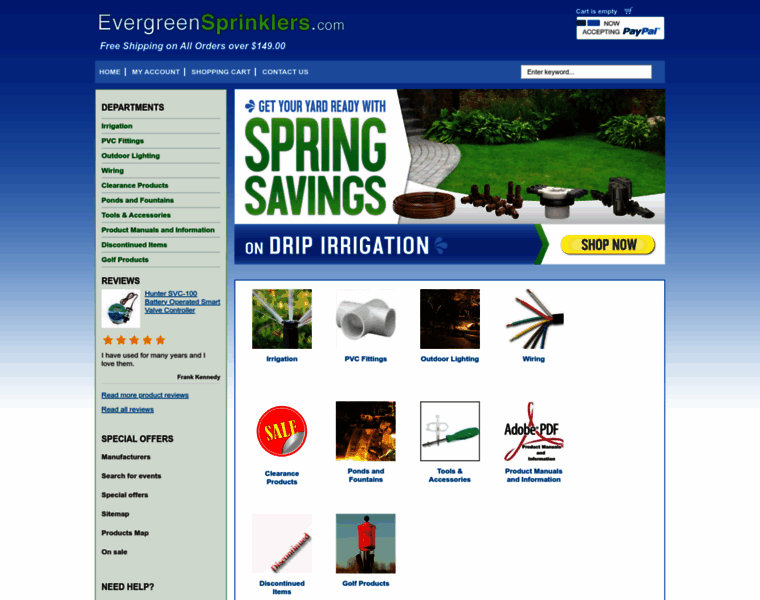 Evergreensprinklers.com thumbnail