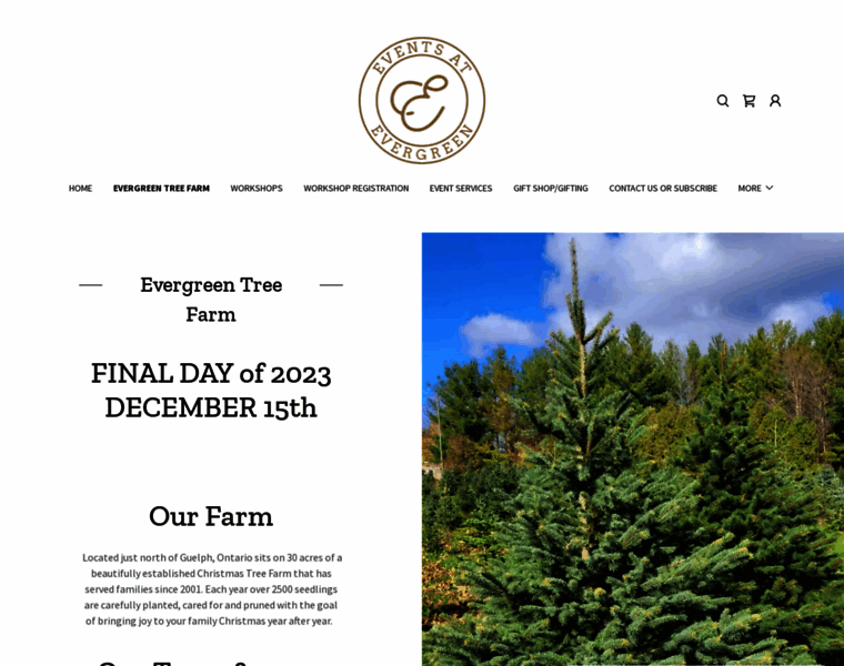 Evergreentreefarm.ca thumbnail