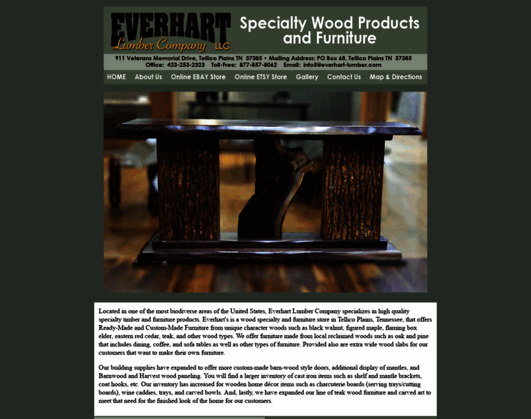 Everhart-lumber.com thumbnail