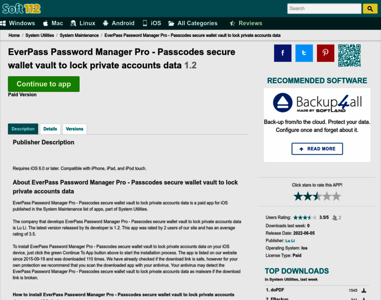 Everpass-password-manager-pro-passcodes-secure-wallet-vault-ios.soft112.com thumbnail
