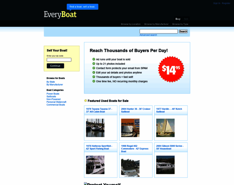 Everyboat.com thumbnail