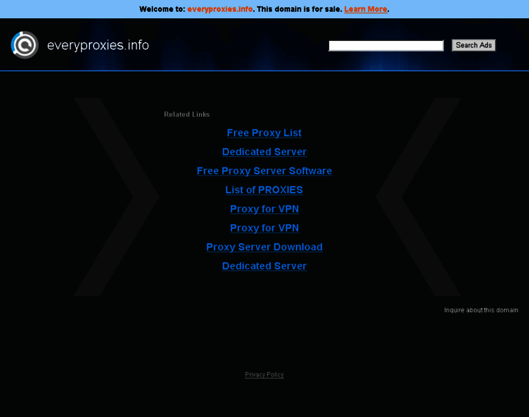Everyproxies.info thumbnail Everyproxies.info thumbnail