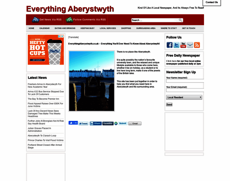 Everythingaberystwyth.co.uk thumbnail