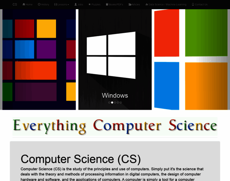 Everythingcomputerscience.com thumbnail