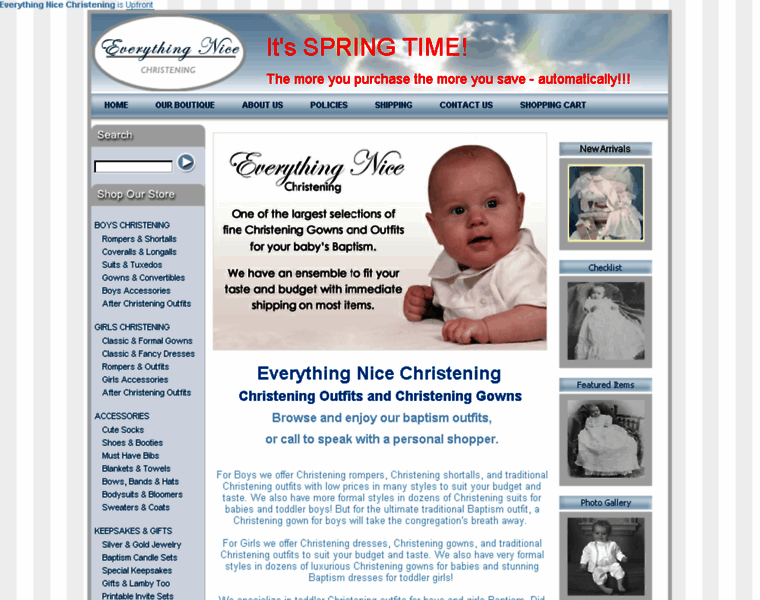 Everythingnicechristening.com thumbnail