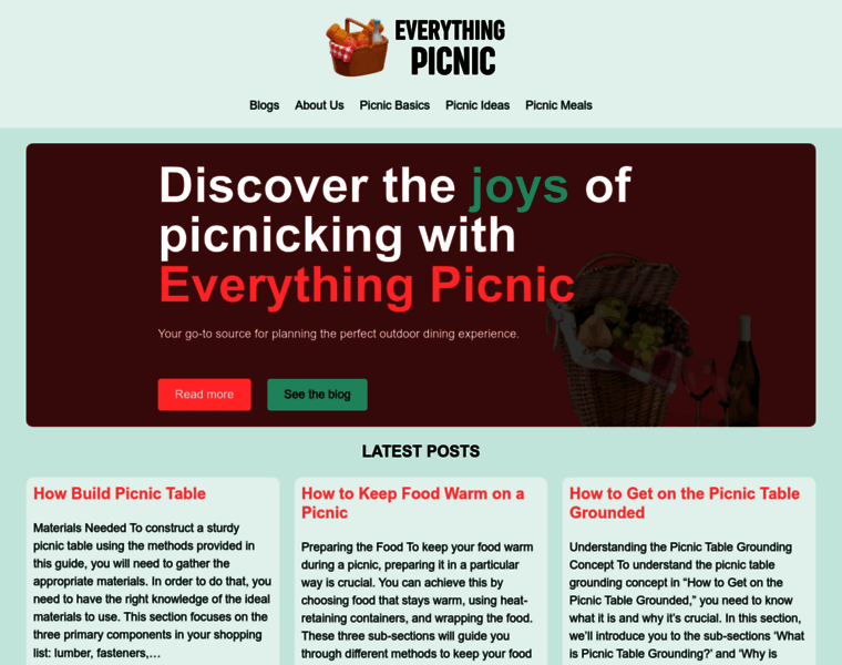 Everythingpicnic.com thumbnail
