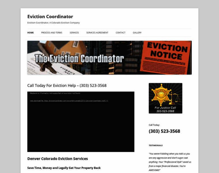 Evictioncoordinator.com thumbnail