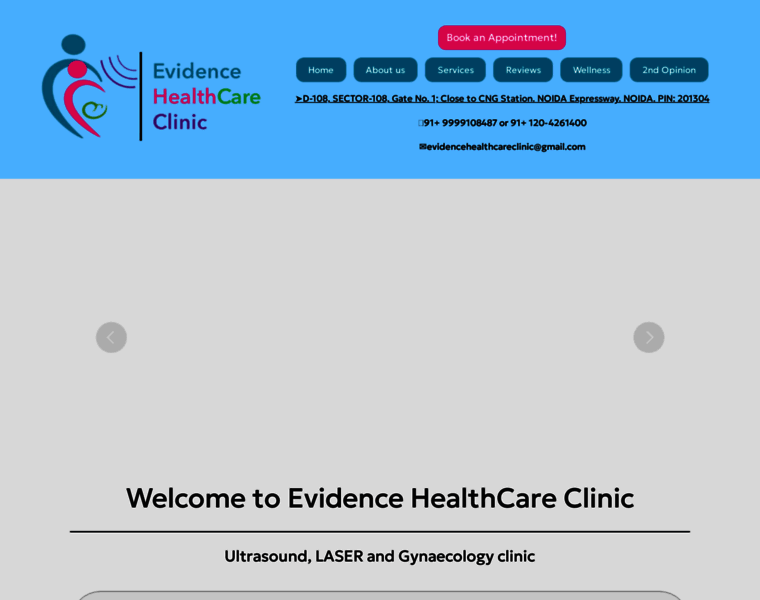 Evidencehealthcareclinic.com thumbnail