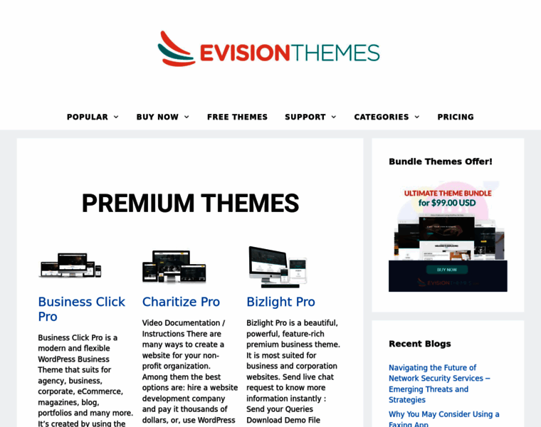 Evisionthemes.com thumbnail